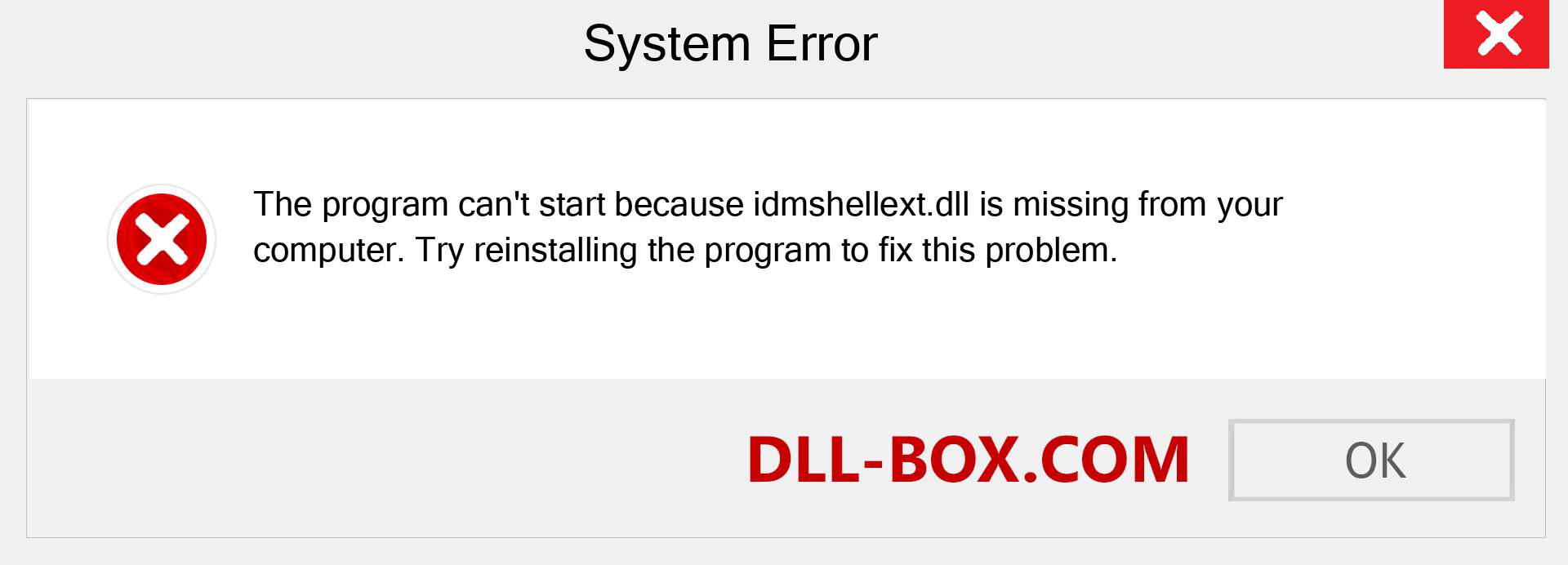  idmshellext.dll file is missing?. Download for Windows 7, 8, 10 - Fix  idmshellext dll Missing Error on Windows, photos, images